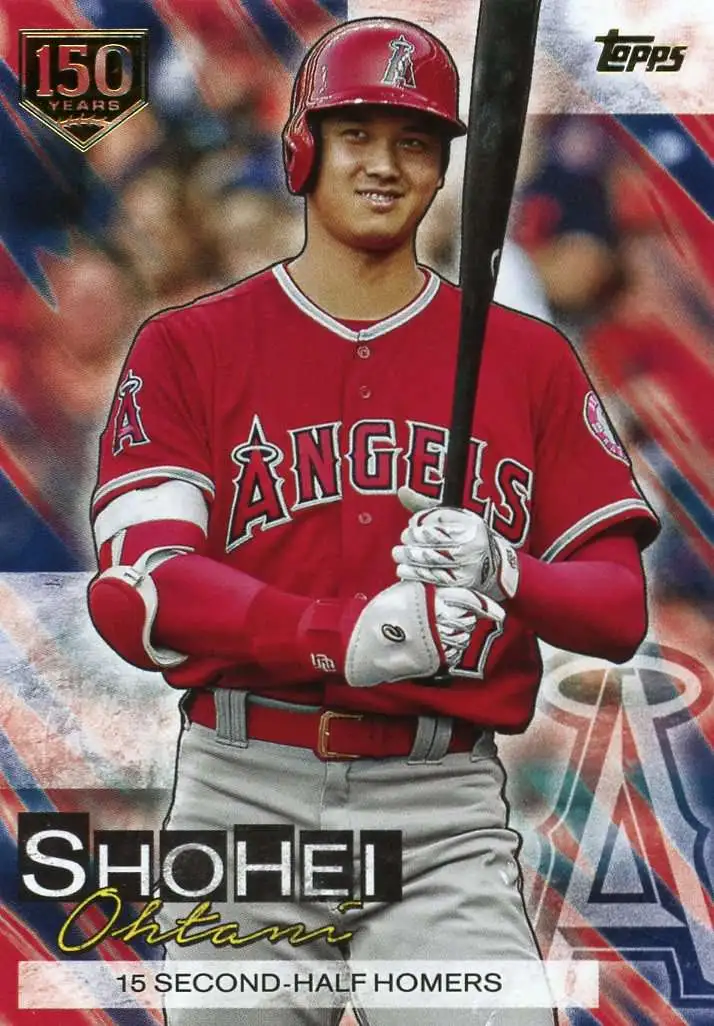 MLB 2019 Topps Update 149/150 Shohei Ohtani SO-16 [150th Anniversary, 15 Second Half Homers]