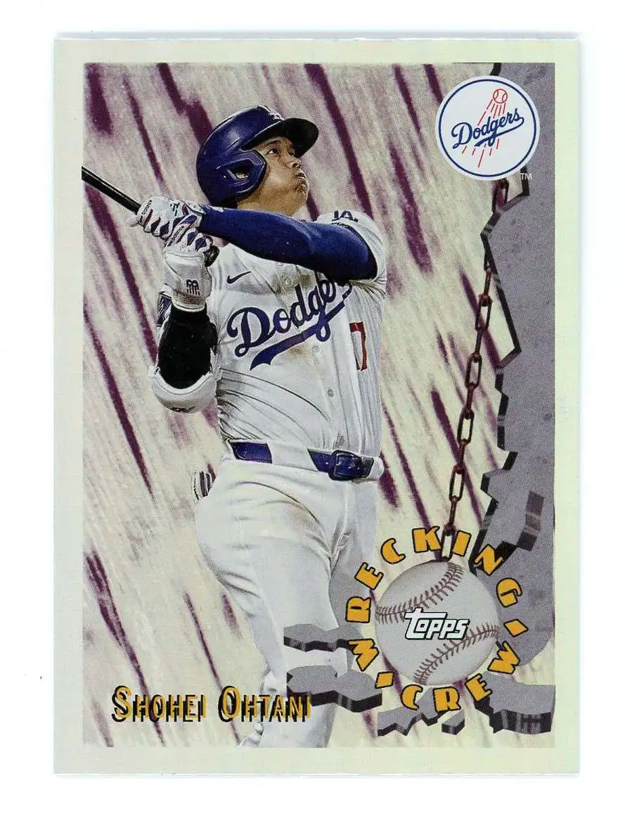MLB 2024 Topps Archives Wrecking Crew Shohei Ohtani #96WC-8