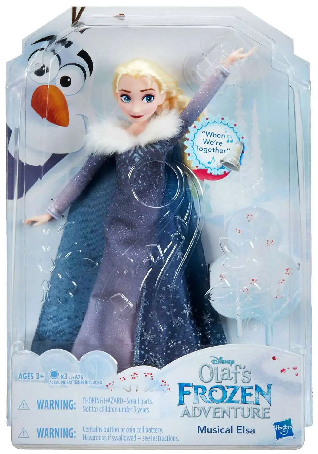 Disney Frozen Frozen Adventure Musical Elsa 11.5 Singing, Damaged Package Hasbro Toys - ToyWiz