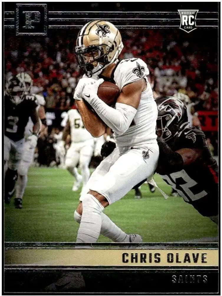 NFL 2022 Panini Chronicles Clear Vision Chris Olave CVR-5 [Rookie]