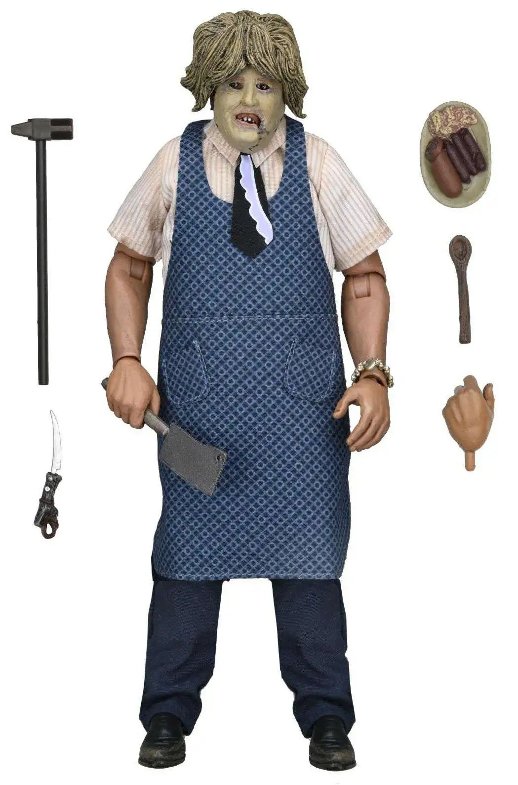 NECA Texas Chainsaw Massacre Leatherface Clothed Action Figure [Old Lady Mask] (Pre-Order ships April)
