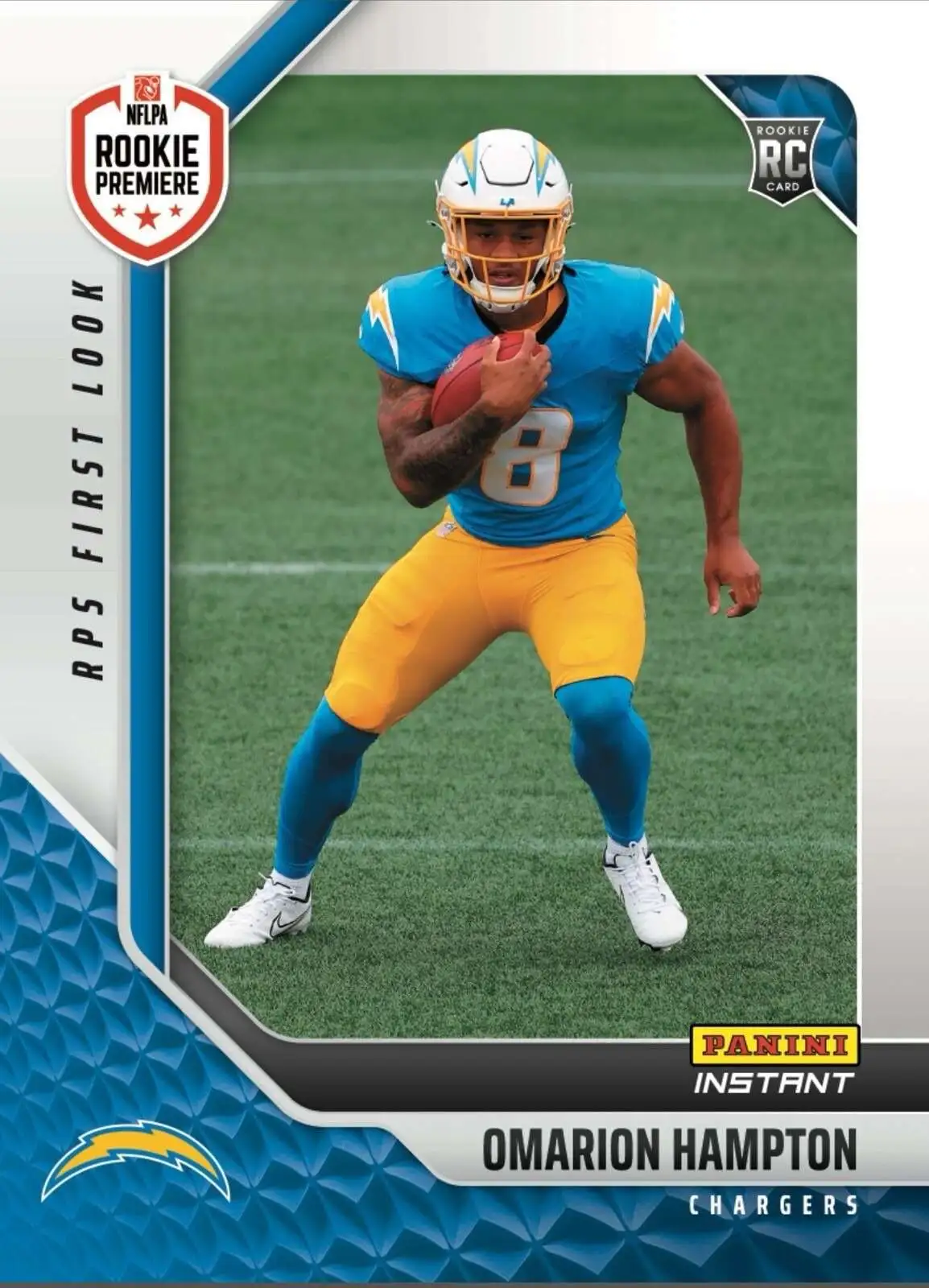 NFL 2025 Instant RPS First Look Football Omarion Hampton RPSFL-23 [Rookie]