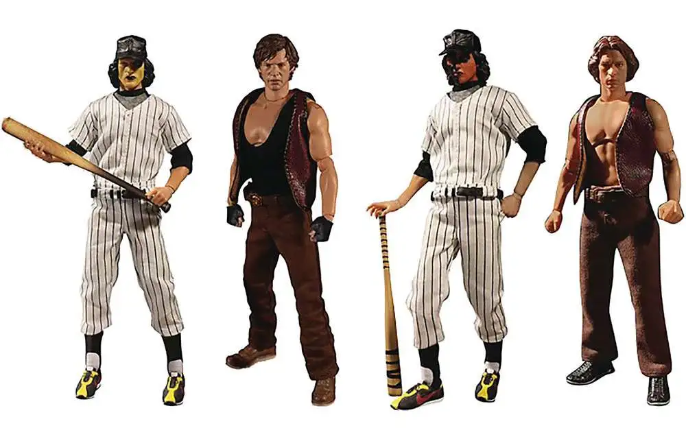 Clean Version The Warriors Purple & Black Faced Baseball Fury Action Figure 