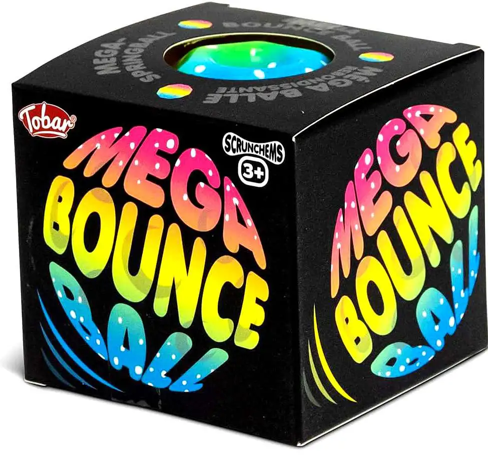 Scrunchems Mega Bounce Ball Sensory Stress Toy [1 RANDOM Color]
