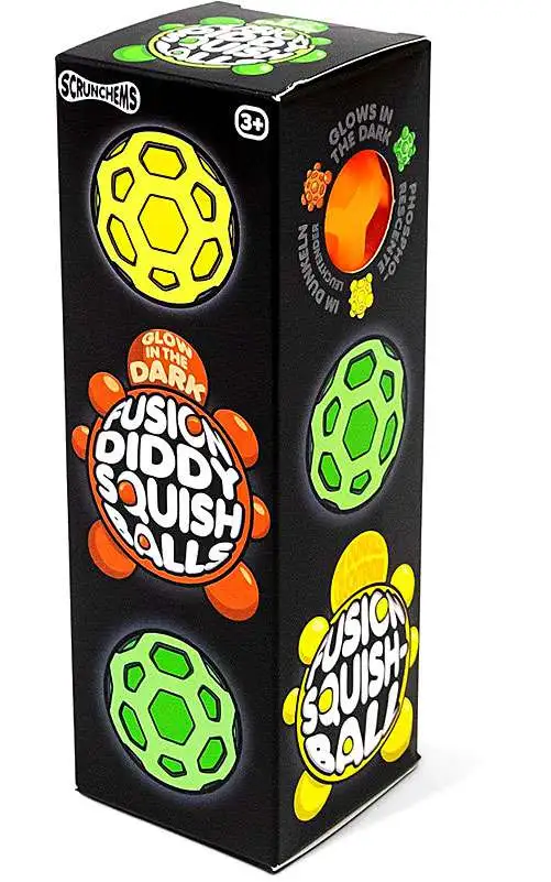 Scrunchems Fusion Diddy Squish Balls Sensory Stress Toy 3-Pack [RANDOM Colors]