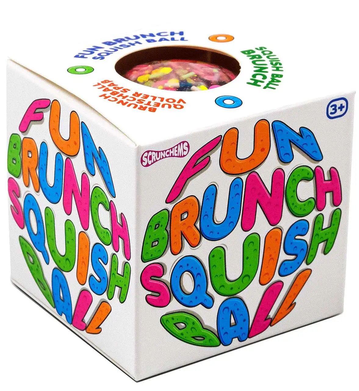 Scrunchems Fun Brunch Squish Ball Sensory Stress Toy [1 RANDOM Color]