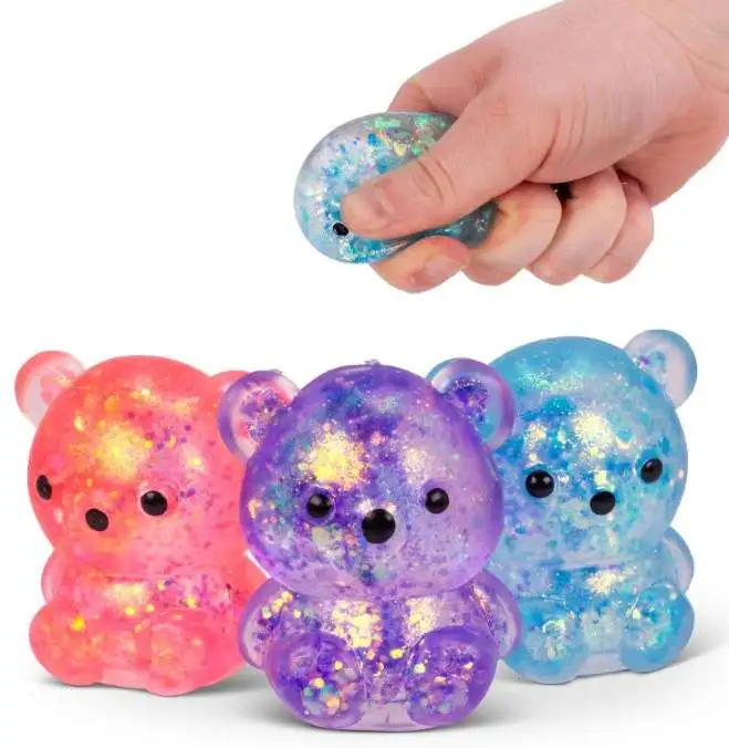 Scrunchems Sugar Diddy Bears Sensory Stress Toy 3-Pack [RANDOM Colors]