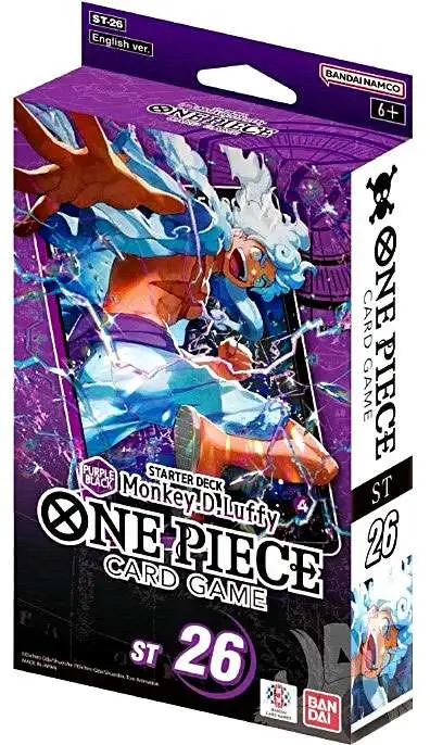 One Piece Trading Card Game Monkey D. Luffy Starter Deck ST-26 [ENGLISH, 51 Cards]