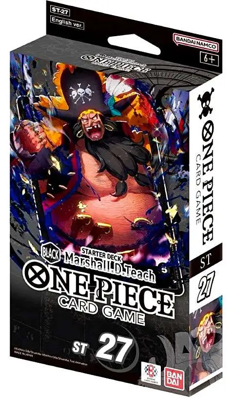 One Piece Trading Card Game Marshall D. Teach Starter Deck ST-27 [ENGLISH, 51 Cards]