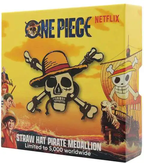 One Piece Straw Hat Pirate Medallion [Jolly Roger, Limited Edition]