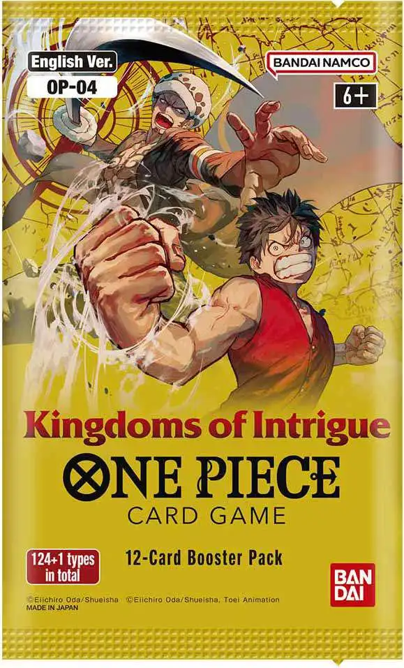 One Piece Trading Card Game Kingdoms of Intrigue Booster Pack OP-04 [ENGLISH, 12 Cards]