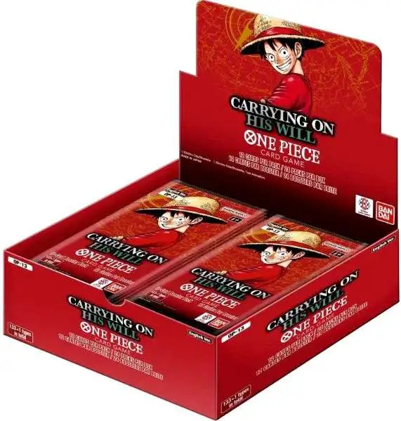 ワンピースカードゲーム　box 13個 One Piece Trading Card Game Inherited Will Booster Box OP-13