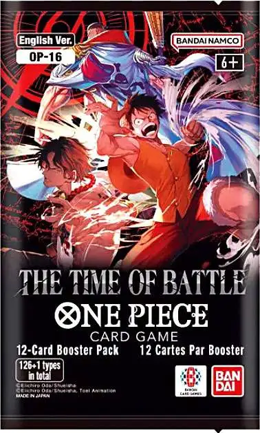 One Piece Trading Card Game The Time of Battle Booster Pack OP-16 [ENGLISH, 12 Cards] (Pre-Order ships June)