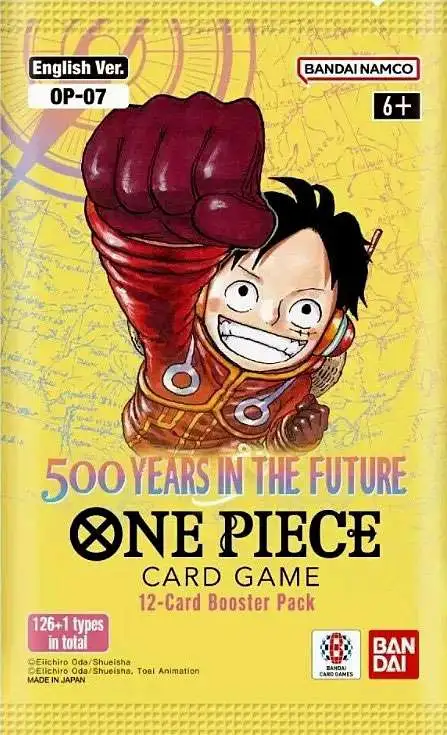 One Piece Trading Card Game 500 Years In The Future Booster Pack OP-07 [ENGLISH, 12 Cards]