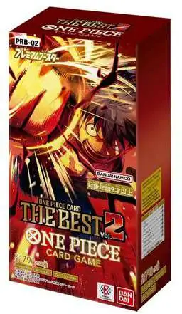 未開封テープ付ONE PIECE CARD GAME THE BEST 2BOX One Piece Trading Card Game The Best Vol. 2 PREMIUM Booster