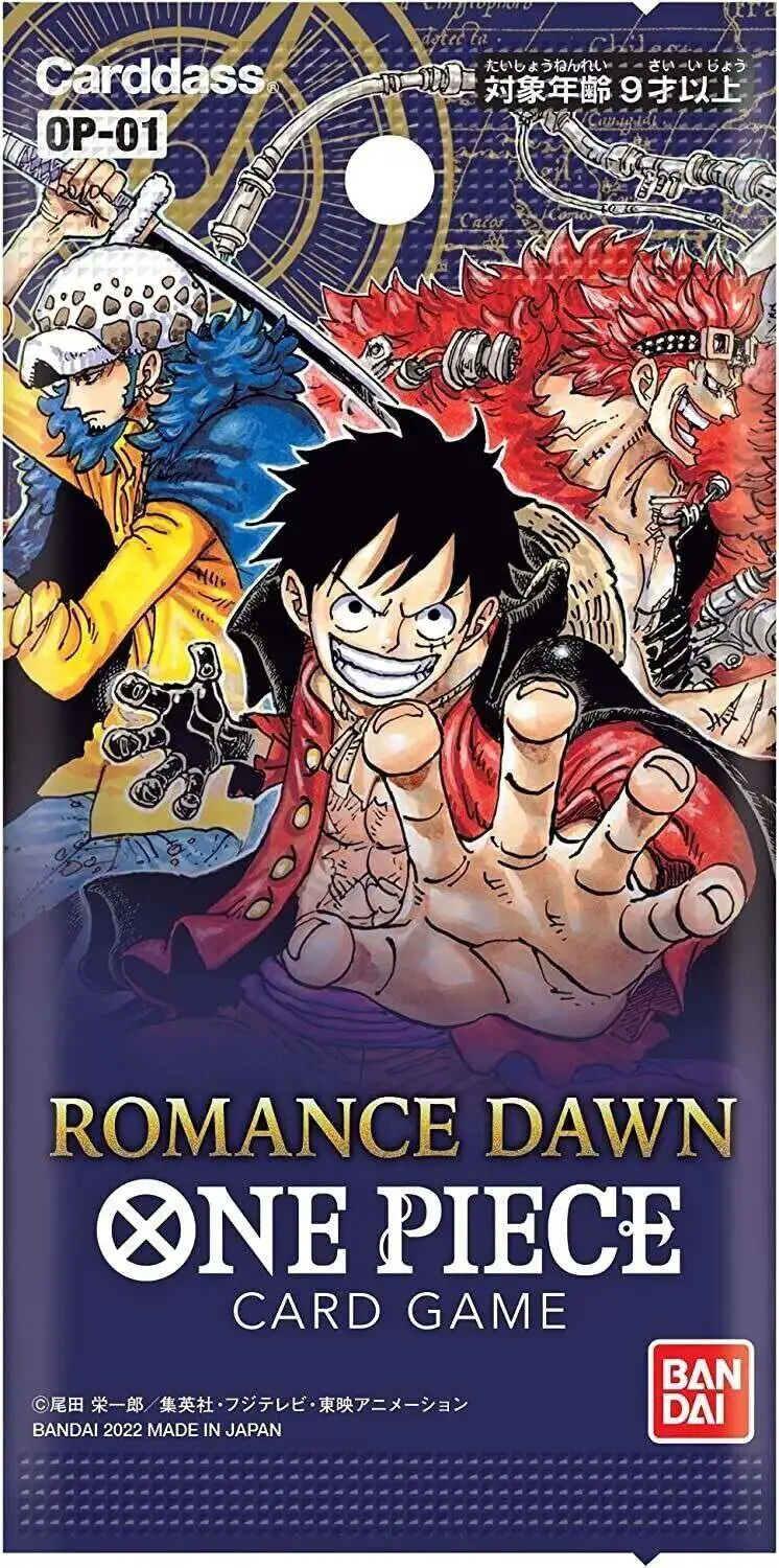 One Piece Trading Card Game Romance Dawn Booster Pack OP-01 [JAPANESE, 9  Cards]