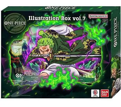 one piece trading card game illustration box volume One Piece Trading Card Game Illustration Box Vol. 7 Collection [4 Booster  Packs & 2 Promo Cards] (Pre-Order ships July)