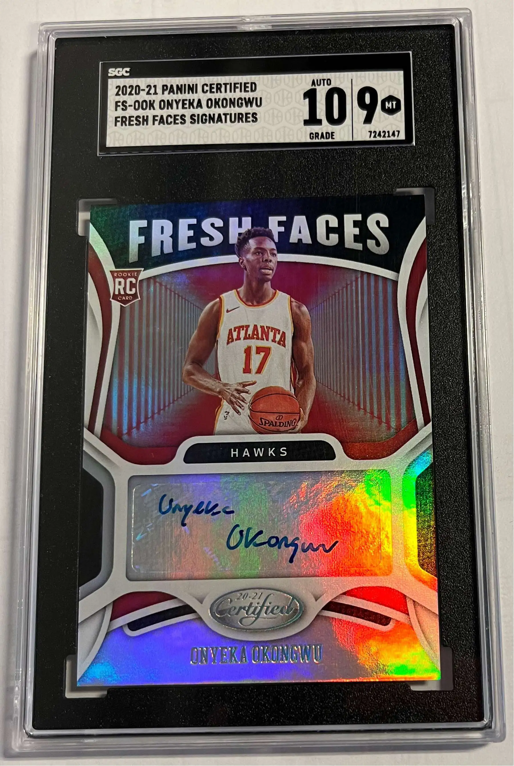 NBA 2020 Certified Basketball Onyeka Okongwu SP Graded Single Card FS-OOK [Fresh Faces] [SGC 9]