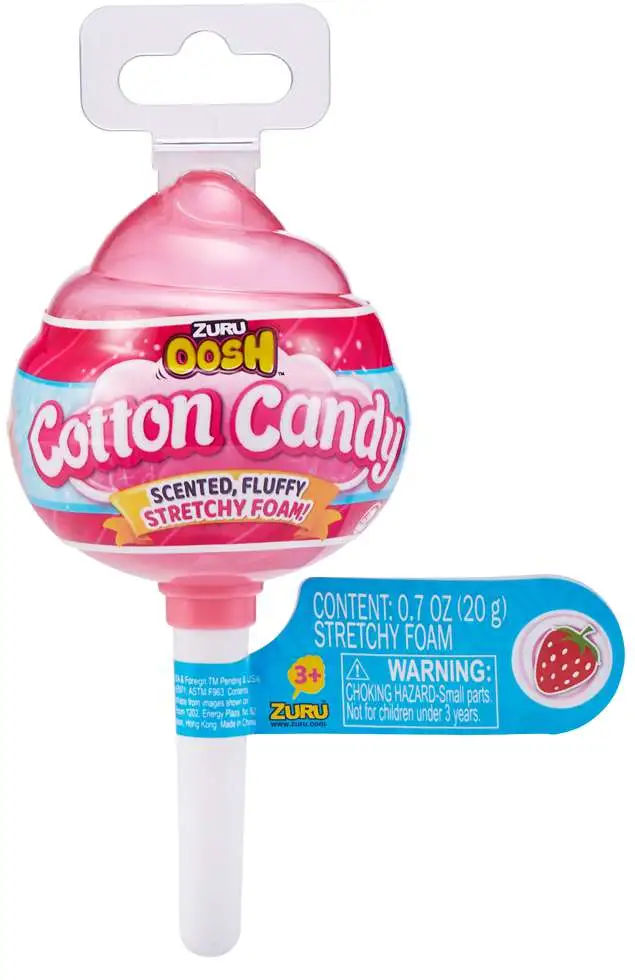 Oosh Cotton Candy Stretchy Foam Series 1 SMALL Pop Mystery Pack [1 RANDOM Color!]