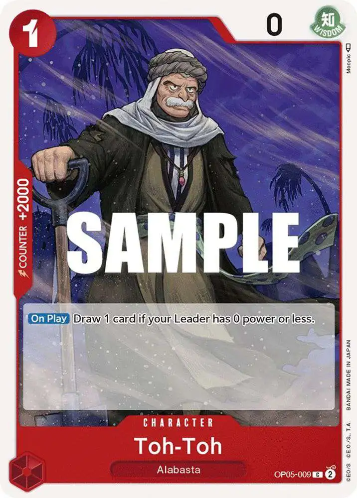 One Piece Trading Card Game Awakening of the New Era Common Toh-Toh OP05-009