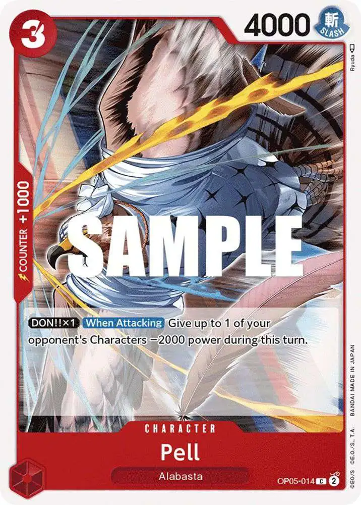 One Piece Trading Card Game Awakening of the New Era Single Card Common  Pell OP05-014 - ToyWiz