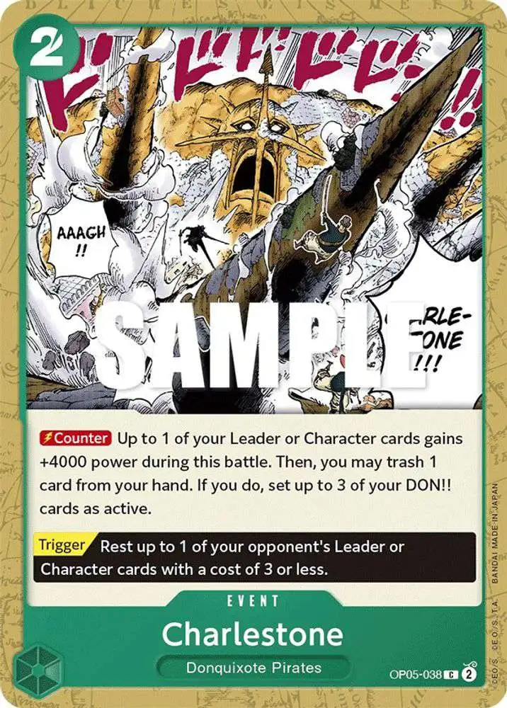 One Piece Trading Card Game Awakening of the New Era Common Charlestone OP05-038