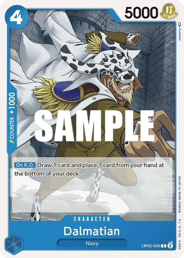 One Piece Trading Card Game Awakening of the New Era Common Dalmatian OP05-046