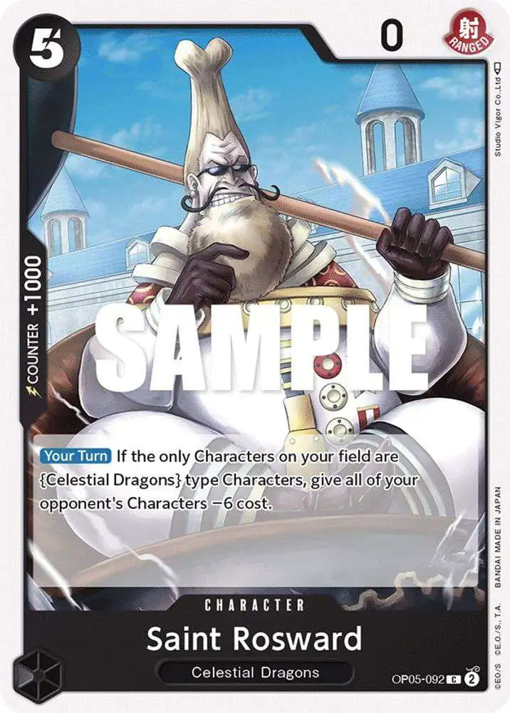 One Piece Trading Card Game Awakening of the New Era Common Saint Rosward OP05-092