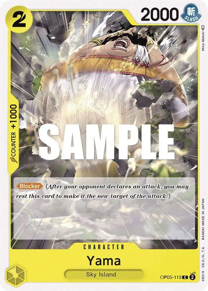 One Piece Trading Card Game Awakening of the New Era Common Yama OP05-113