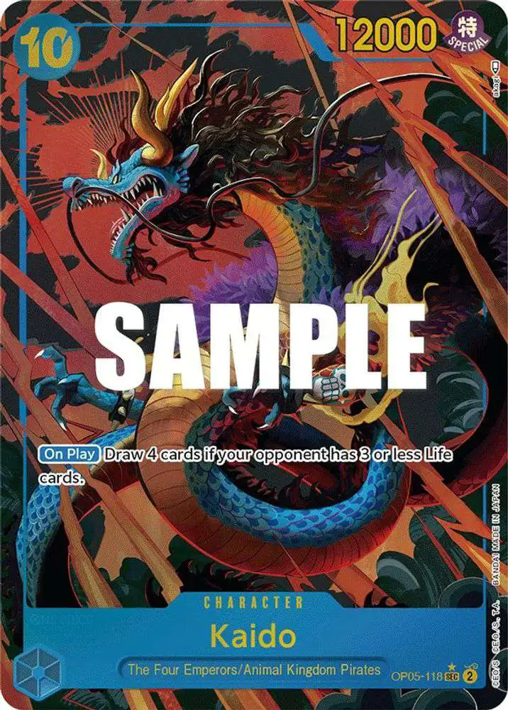 Kaido [Alternate Art] OP05-118 Prices | One Piece Awakening