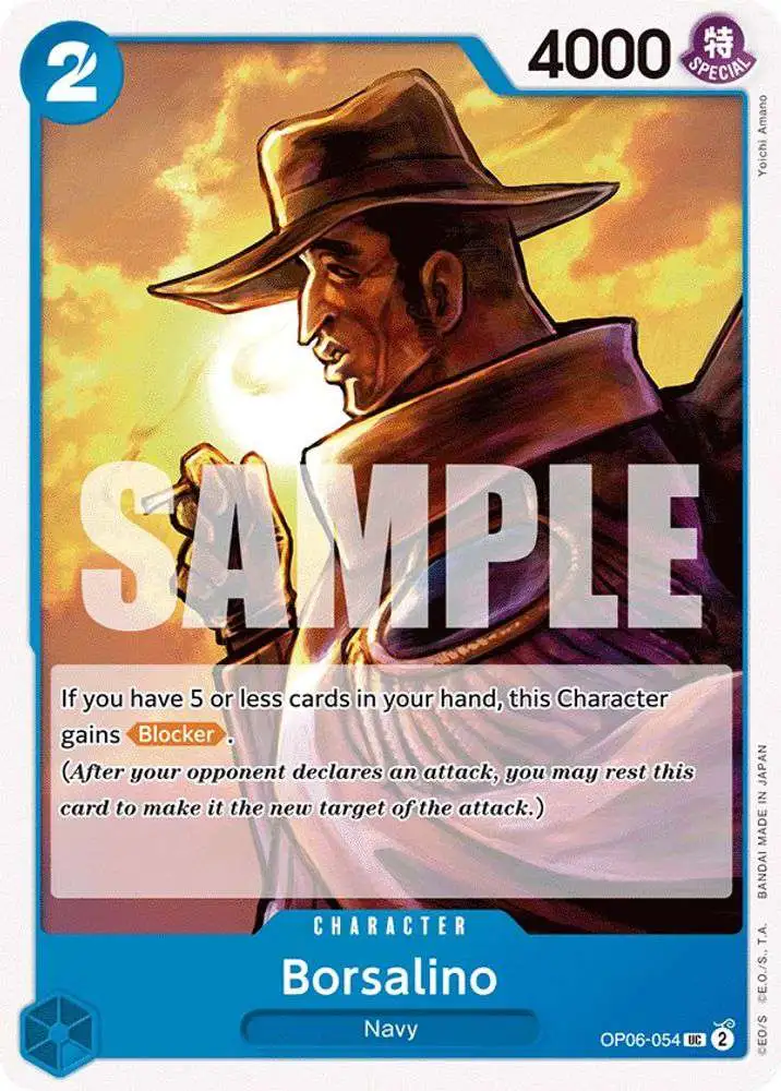 borsalino one piece card game (Alternate Art) (Foil) Listed cards may have imperfections. Borsalino OP02-114 ONE PIECE Card