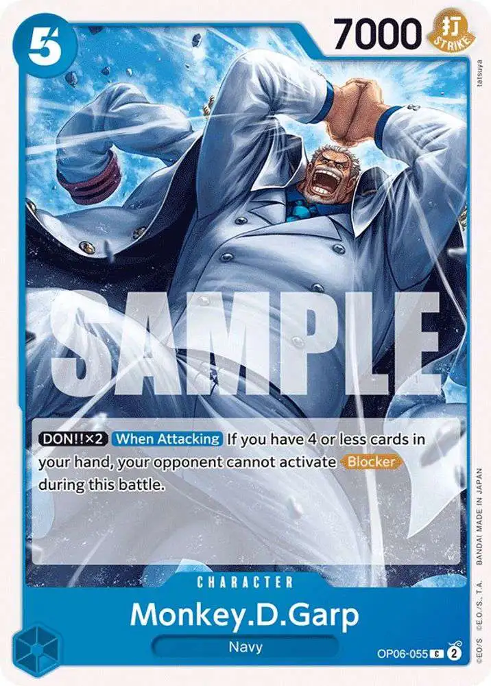 One Piece Trading Card Game Wings of the Captain Common Monkey.D.Garp OP06-055