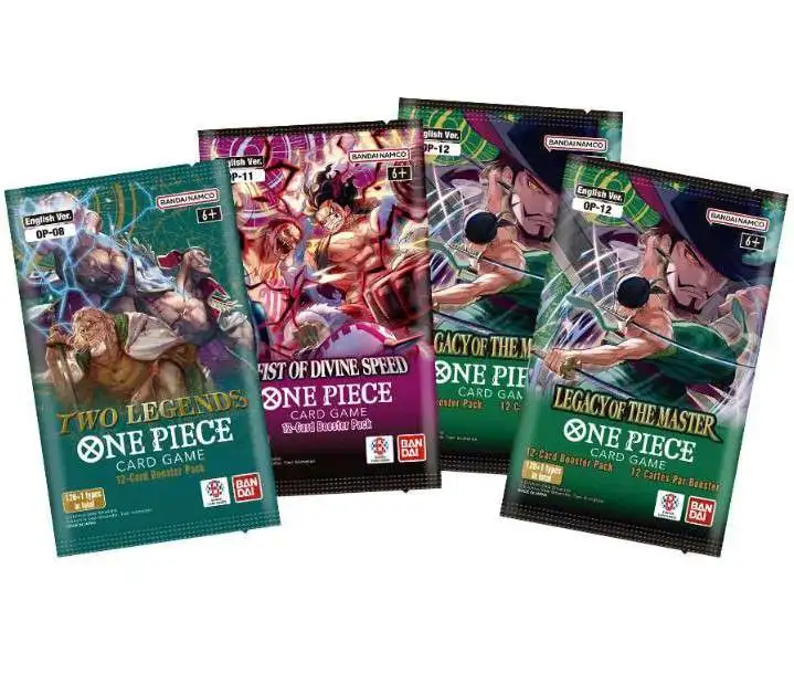 One Piece Illustration Box Vol. 3 Trading Card Set 4 Booster Packs