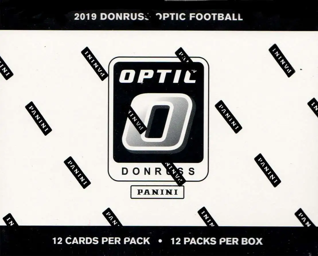 NFL Panini 2019 Donruss Optic Football Trading Card VALUE Box [12 Packs]