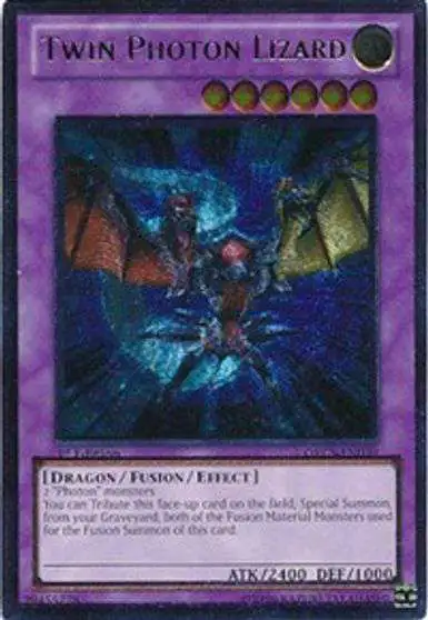 YuGiOh YuGiOh 5D's Order of Chaos Ultimate Rare Twin Photon Lizard ORCS-EN039 [1st Edition]