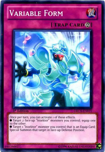 YuGiOh YuGiOh 5D's Order of Chaos Common Variable Form ORCS-EN071