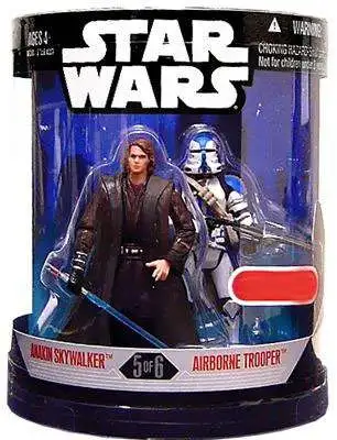 Star Wars Revenge of the Sith Order 66 Anakin Skywalker & Airborne Trooper Exclusive Action Figure 2-Pack #5 of 6