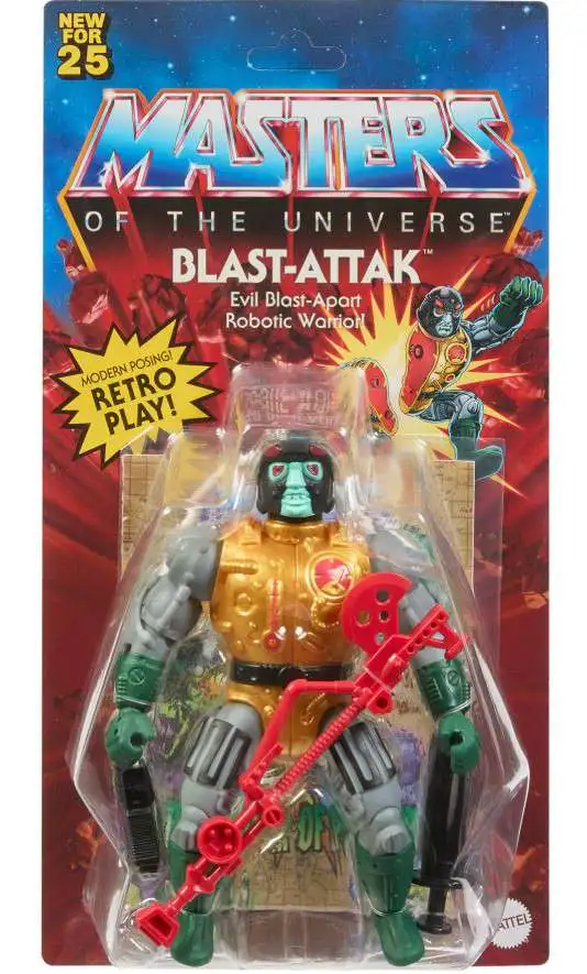Masters of the Universe Origins Blast-Attak Exclusive 6 Action