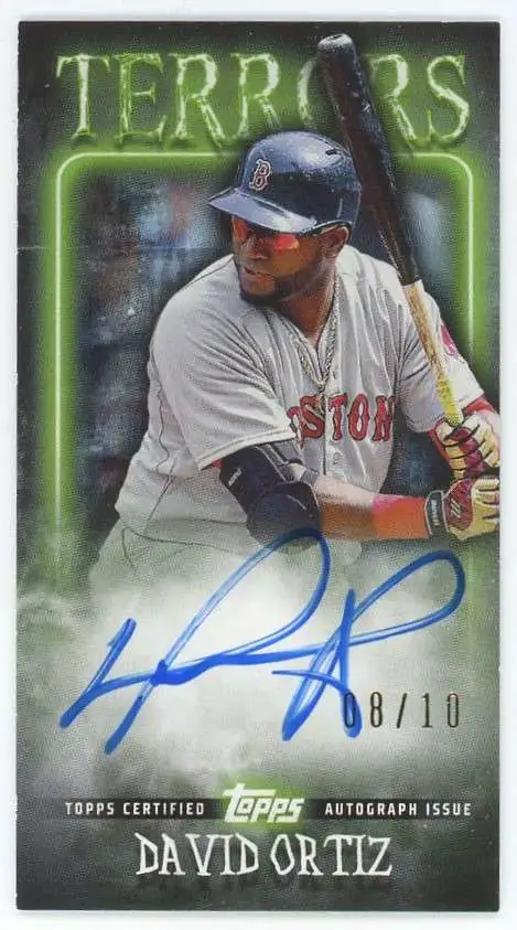 MLB 2023 Topps Rip Terrors Mini 8/10 David Ortiz TCTA-DO [Auto]