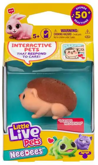 Little Live Pets NeeDees Ouchee Hedgehog Wearable Interactive Figure Pack