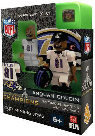 Baltimore Ravens NFL Super Bowl XLVII Champions Anquan Boldin Minifigure