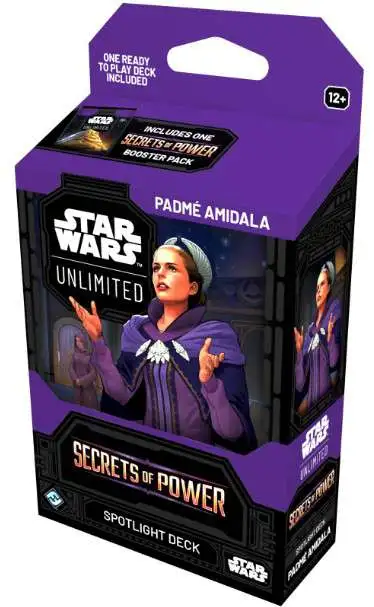 Star Wars: Unlimited Trading Card Game Secrets of Power Padme Amidala Spotlight Deck [50 Cards, Plus 1 Booster Pack]