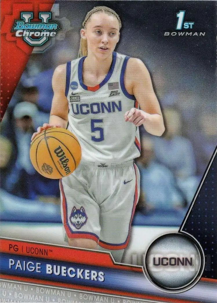 WNBA 2023-24 Bowman Chrome University 1st Bowman Paige Bueckers #90