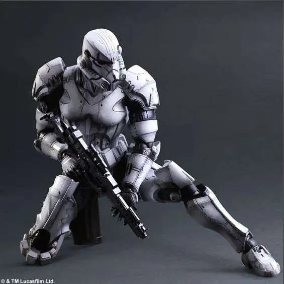Official Star Wars Stormtrooper Action Figure SQUARE ENIX Play Arts Kai 