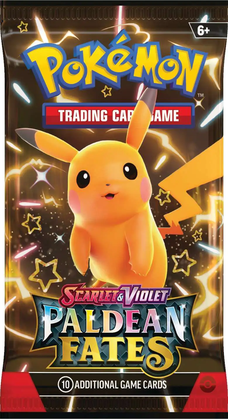 Pokemon Trading Card Game Scarlet & Violet Paldean Fates Booster Pack [10 Cards]