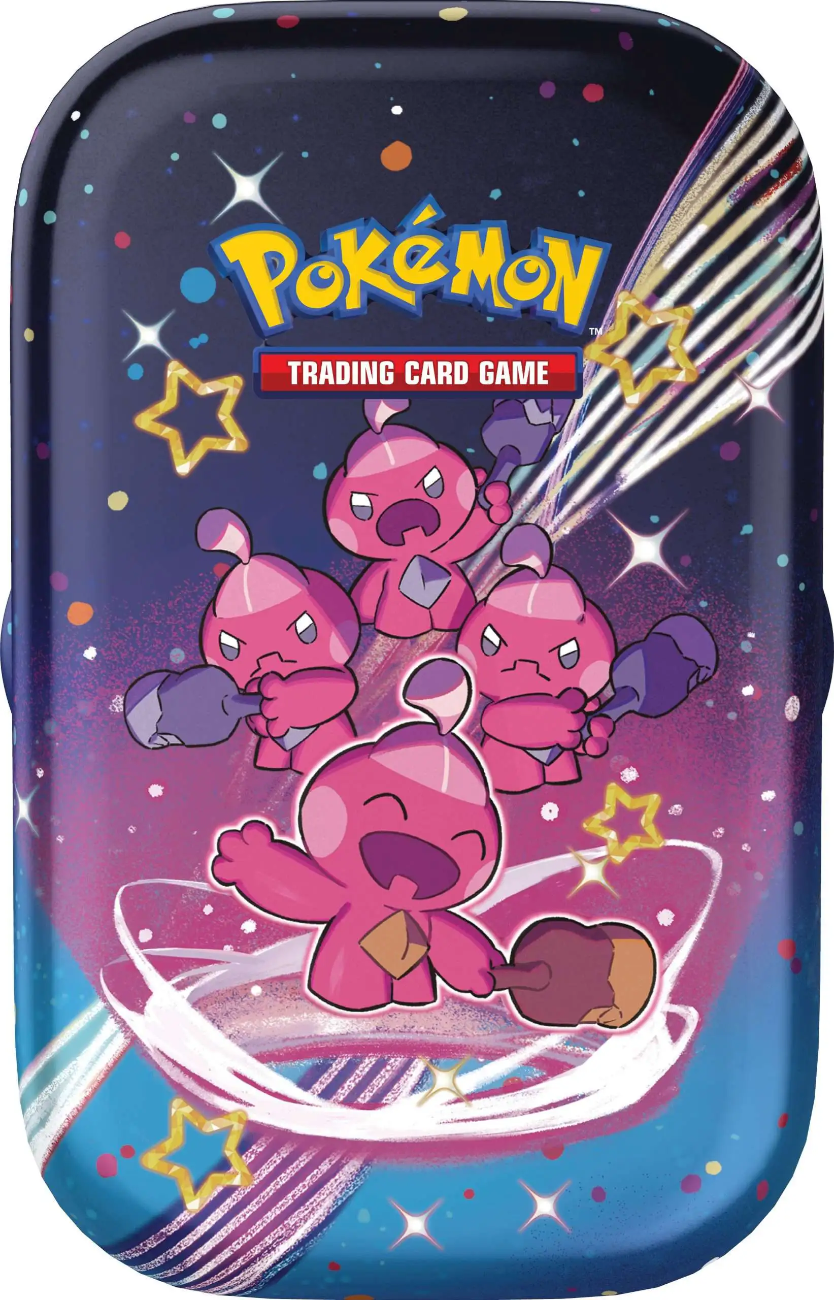 Pokemon Scarlet & Violet Paldean Fates Tinkatink Mini Tin [2 Booster Packs & Art Card]