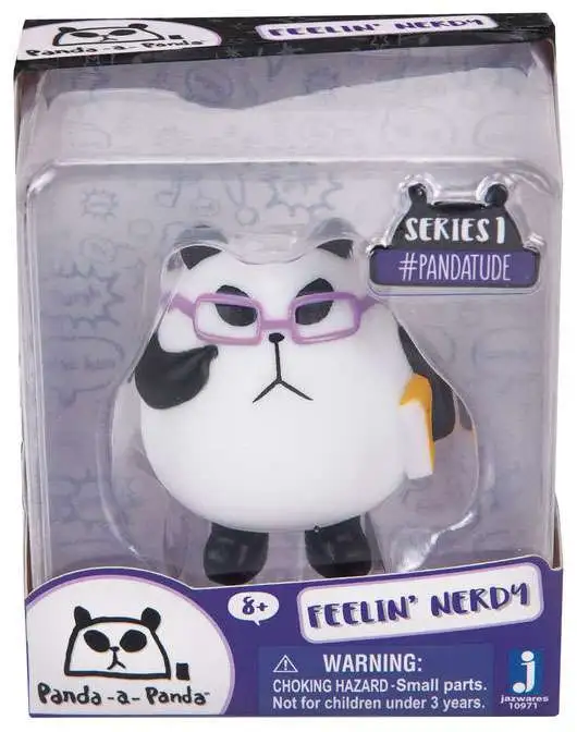 Panda-a-Panda Series 1 #Pandatude Feelin' Nerdy 2-Inch Vinyl Figure