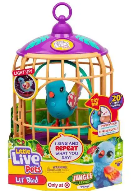 Little Live Pets Lil' Bird Pango Exclusive Interactive Toy [Jungle Series]