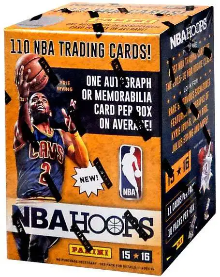 NBA Panini 2015-16 Hoops Basketball Trading Card BLASTER Box 10