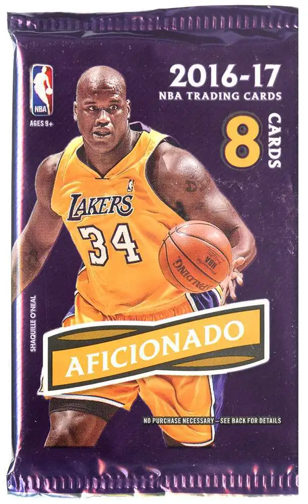 NBA Panini 2016-17 Aficionado Basketball Trading Card Pack